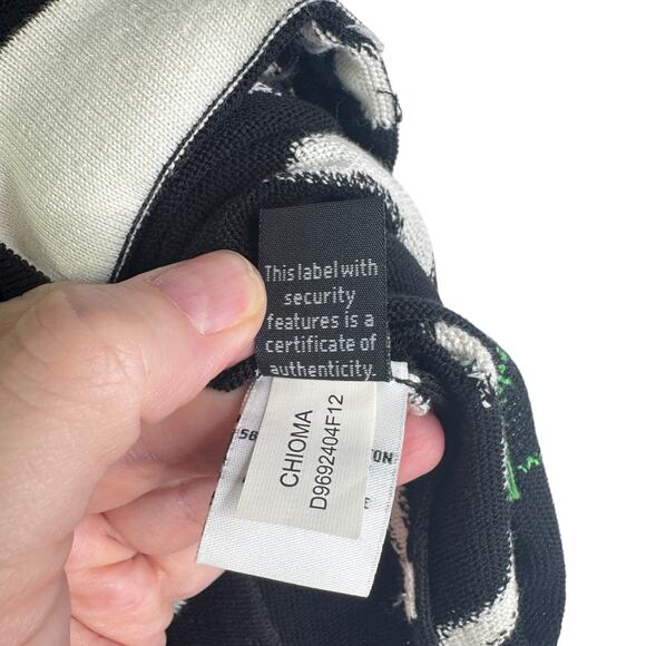 Diane von Furstenberg Chioma Intarsia Knit Dress Size Small Retro Floral Printed - Picture 8 of 16